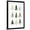 Black Frame, variant on Art.com Evergreens I Art Print by Isabelle Z, Black Frame Wall Art, 32" x 44"