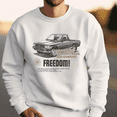 thumbnail image 2 of Toyota Truck Vintage Crewneck Sweatshirt 4x4 Off Road Style, 2 of 3