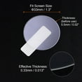 thumbnail image 3 of Uxcell 5 Packs 33mm Violet Anti Glare High AL Tempered Glass Smart Watch Screen Protectors, 3 of 6