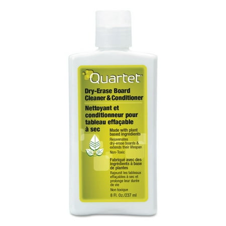 Quartet 1PK Whiteboard Conditioner/cleaner For Dry Erase Boards, 8 Oz Bottle