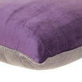 thumbnail image 4 of Parkland Collection Nerine 20x20" Reversible Fabric Throw Pillow in Purple/Taupe, 4 of 6