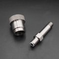 thumbnail image 2 of -CGA 347 Kit Stainless Steel 1/4 Inch MNPT Hand Tight Nut and 3 Inch Nipple 347 Atmospheric Bottle Connector, 2 of 6