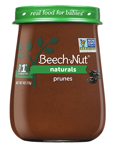 Beech-Nut Naturals Stage 1, Prunes Baby Food, 4 oz Jar