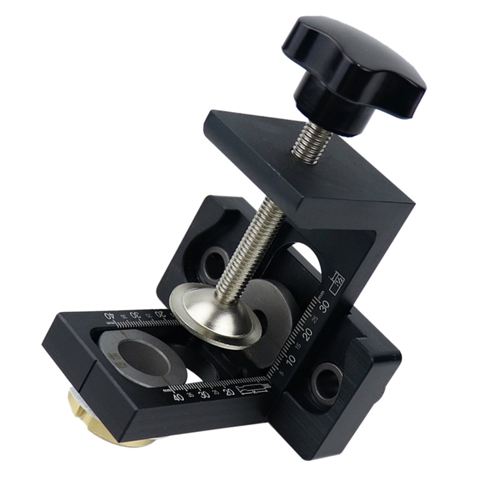 Doweling Jig Kit, 8/10/15mm Pocket Hole Jig Set With Positioning Clip,Adjustable Hole Drill Guide Puncher Locator