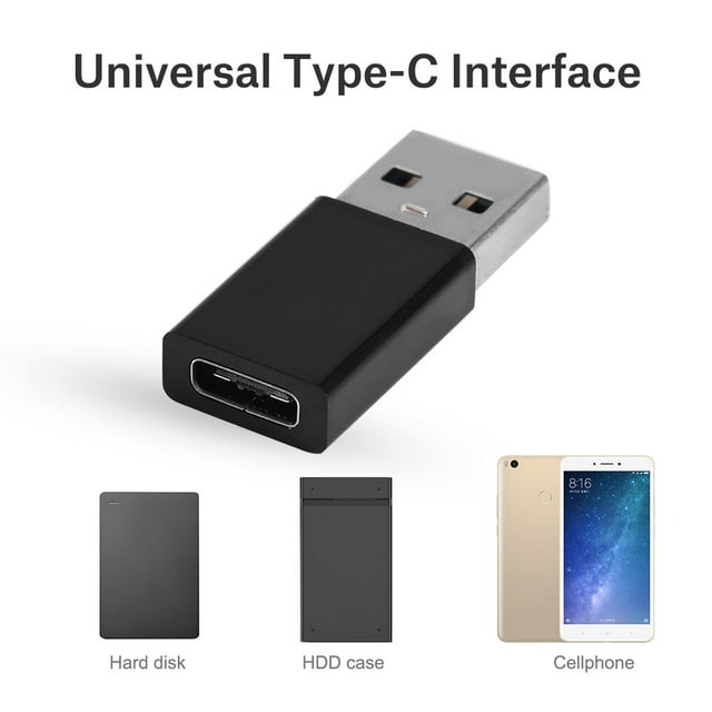 Compact Design Type C Adapter, Usb To Type C Adapter, High Speed Transmission Type-C Devices For Data Transmission