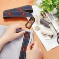 thumbnail image 4 of 10Yard Boho Jacquard Ribbon 1.3 inch Woven Lace Trim Emobridered Woven Ribbon Vintage Embroidered Ribbons, 4 of 6