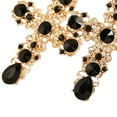 thumbnail image 5 of Jiaroswwei Boho Women Rhinestone Inlaid Hollow Cross Dangle Ear Drop Earrings Jewelry Gift, 5 of 5