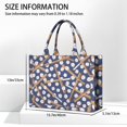 thumbnail image 3 of Large Capacity Tote Bag,Baseball Bats and Balls Pattern Handbag Fashion Luxury Tote Bag,15.7"x13"x 5.1" Inches,Laptop Compatible, 3 of 6