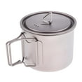 thumbnail image 1 of Portable 550ml Titanium Folding Handle Cup/ Pot Outdoor ing Camping, 1 of 8