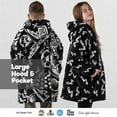 thumbnail image 4 of Sports Blanket Hoodie Men & Kids, Oversized Wearable Blanket Kids, Teens, Adults, Soccer & Basketball Hoodie Blanket for Boys, 4 of 6