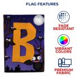 thumbnail image 5 of America Forever Monogram Halloween Bat House Flag 28 x 40 inches Letter B Double Sided Large Flags for Outside, Holiday Party Yard Outdoor Halloween Horror Nights Flag, 5 of 7
