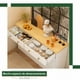 thumbnail image 4 of Simple Hogar Simple Credenza Bufetera De Cuatro Puertas Con Relieve, 4 of 8
