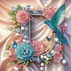 thumbnail image 3 of 5D DIY Kit Con Forma Especial Parcial Letra J 30x30cm, 3 of 7