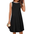 thumbnail image 1 of Vestido MEROKEETY para mujer 2025, verano, primavera, casual, negro, 1 of 7