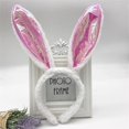 thumbnail image 1 of Regalo de Navidad Orejas de conejo de peluche Aro para el pelo Lentejuelas multicolores Diadema para mujeres Niñas Día del niño Diadema puesta en escena, 1 of 4