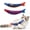 Blue+Red, variant on Cat Toys  Interactive Soft Chew Kicker Cat Toys for Indoor Cats & Kittens, [Crinkle &Bell] Fish Sound Toy, Drives Bored Cat Crazy with Fun