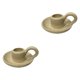 thumbnail image 3 of Candelabros de cerámica Strade Fareast Limited 2 piezas Amarillo, 3 of 8