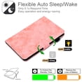 thumbnail image 5 of Allytech Case Fits for All-New Fire HD 10 Plus 2021(11th Gen), Fire HD 10.1" 2021 Case, Premium PU Leather Folding Stand Wallet Case with Auto Sleep Wake for Fire HD 10.1" 2021, Pink, 5 of 7