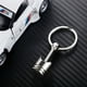 thumbnail image 5 of Llavero de metal con forma de pistón de motor, ideal para bolso, bolso, decoración, regalo creativo, recuerdo de fiesta (plateado), 5 of 7