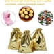 thumbnail image 3 of Paquete de 100 bolsas de organza con cordón dorado de 3,54 x 4,72 pulgadas, resistentes, para joyas, regalos de boda, fiestas, regalos de Navidad, bolsas de dulces y chocolate (doradas, 3,54 x 4,72 pu, 3 of 5
