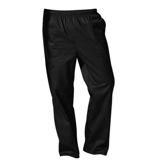 Men's Baggy Pants - Cotton/Poly Relaxed Fit Tapered Sweatpants For Yoga, Martial Arts, Gym, Lounge