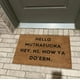 thumbnail image 5 of Entryway Doormat | Eye-Catching Text | Durable Weather-Resistant Eco-Friendly Fiber | Non-Slip Backing | Easy Clean | Recycled Material | 1 Pack | Porch Welcome Mat, 5 of 5