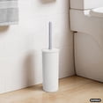 thumbnail image 4 of Superio Plastic Toilet Bowl Cleaning Brush and Holder Set (Pack of 2)- 15"H x 6"W x 5"D, Bathroom Scrubbing Brush, White, 4 of 5
