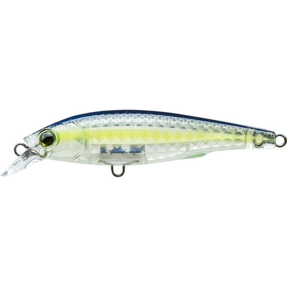 Yo-Zuri 3DR-X Jerkbait Suspending Lure, 80mm, Ghost Sexy Shad