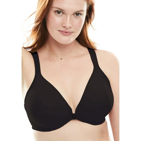 

Leading Lady Women s Plus Size Brigitte Racerback Front-Close Seamless Underwire Bra Bra