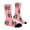 yu1126#- Pink, variant on Kids Socks Soft Crew Socks With Cute Six Seven 6 7 Graphic Print Durable Socks for Daily Wear