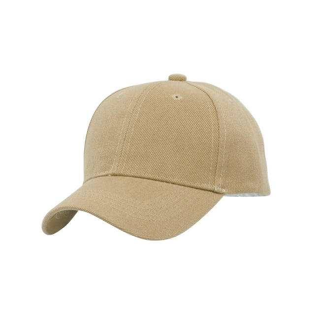 TopHeadwear Casquette Ajustable à Scratch pour Jeunes Baseball - Kaki