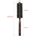 thumbnail image 3 of Perfehair Natural Boar Bristle Round Hair Brush, 1.3 inch, Wood Handle, for Hair Drying, Styling, Curling, Adding Hair Volume, 3 of 6