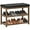 Brown, variant on Giantex Shoe Bench, Wood Rack with Cushion Seat, 2-Tier Shoe Shelf Storage Organizer with Padded Seat, Ideal for Entryway, Bedroom, Living Room, Hallway (White)