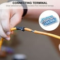 thumbnail image 2 of Empalmes de cables a tope, 100 piezas, conectores termorretráctiles, terminales eléctricos aislados, impermeables, Pe, 2 of 6