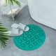 thumbnail image 4 of Alfombra antideslizante con ventosas - Alfombra de ducha redonda de PVC para seguridad en el baño - Alfombra anticaída de 30x30cm con lazo colgante, 4 of 5