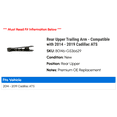 thumbnail image 2 of Rear Upper Trailing Arm - Compatible with 2014 - 2019 Cadillac ATS 2015 2016 2017 2018, 2 of 2