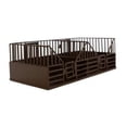 thumbnail image 2 of Little Buster Toys, 1/16 Horse Stables Playset Metal 4 Piece - Brown, 2 of 5
