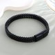 thumbnail image 5 of Fiudx Ofertas relampago Pulsera de cuentas ojo de piedra volcánica natural Pulsera de salud Pulsera moldeadora Pulsera de ágata con cuerda de piel de vaca, 5 of 7
