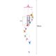 thumbnail image 2 of Colibrí Lucky Wind Chimes hecho a mano Windchime Charms colgantes decoración de patio, 2 of 5