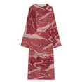 thumbnail image 5 of Meat Bathrobe Plush Bathrobe Cozy Unisex Winter Bathrobe Warm Water Absorbent, 5 of 9
