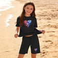 thumbnail image 6 of ATOGUTA Two Piece Sets for Girls Clothing Kids Short Sleeve T Shirts and Elastic Waist Shorts Size 4T-14 Athletic Sets Workout Outfits Black, 6 of 6