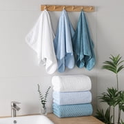 Beartech Bath Towel Set 4 Pack Microfiber Bathroom Towel Plush Bath Sheet Towel Oversized Towels Hotel Shower Towel Collection