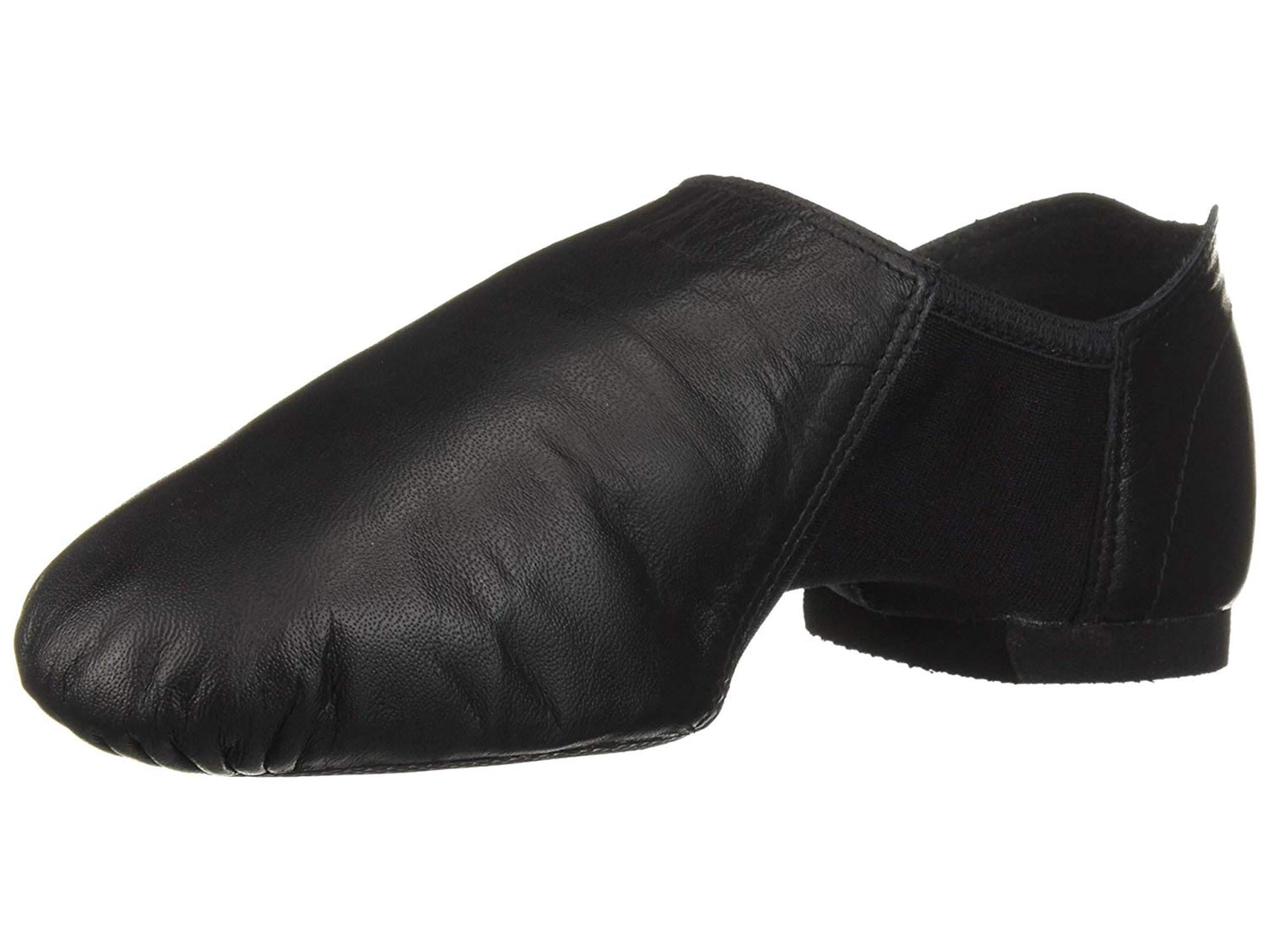 Adult sizes, Leo's Gioflex Slip On Split Sole Black Ankle Boot Jazz 