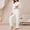 White, variant on Women Pajama Sets Summer Solid Color Comfortable Sleepwear with Pants Casual Collared Long Sleeve Pajamas Summer Pjs for Women