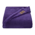 thumbnail image 6 of American Soft Linen Fleece Blanket Throw Size 50x60 - Cozy, Durable & Lightweight for Bed, Couch, and All-Season Comfort, Purple, 6 of 7