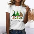 thumbnail image 3 of QIPOPIQ T-Shirts à Manches Courtes pour Femmes à Col Rond T-Shirts de la Saint-Patrick T-Shirt Shamrock T-Shirt Vert T-Shirt T-Shirts de la Saint-Patrick Tee Hauts Imprimés T-Shirts des Fêtes T-Shirts Graphiques Aubaines, 3 of 4