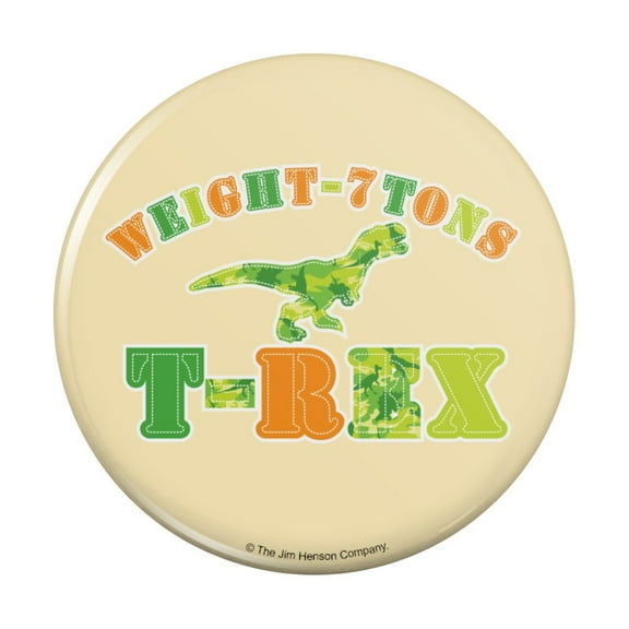 Dinosaur Train T-Rex Weight 7 Tons Kitchen Refrigerator Locker Button Magnet
