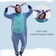 thumbnail image 2 of Snug Fit Unisex Adult Onesie Pajamas, Flannel Cosplay Animal One Piece Halloween Costume Sleepwear Homewear zhangyuxiang LED, 2 of 2