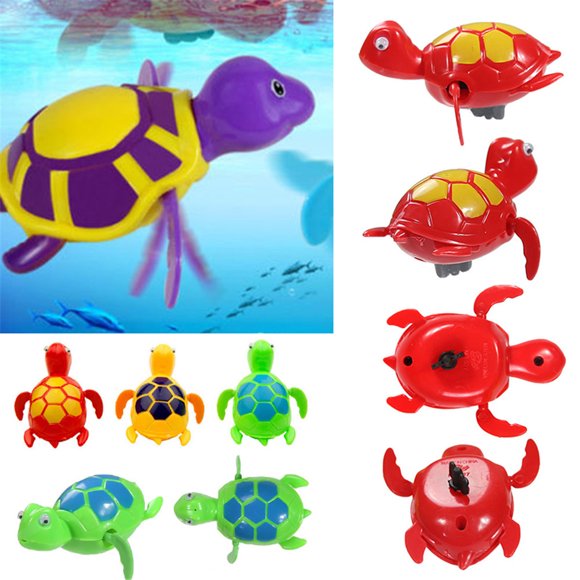 Meitianfacai Funny Toys Swimming Chain Turtle Baby Bath Toys