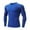 Blue-Athletic-Men, variant on Men's Compression Shirts Long Sleeve Athletic Workout Base Layer Quick Dry Fit Basketball Football Tops Undershirts